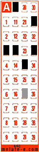 Volante ganador del sorteo 448 de Melate Retro