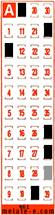 Volante ganador del sorteo 461 de Melate Retro