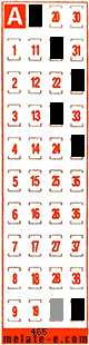 Volante ganador del sorteo 465 de Melate Retro