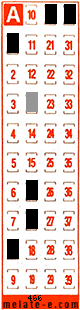 Volante ganador del sorteo 466 de Melate Retro