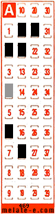 Volante ganador del sorteo 469 de Melate Retro
