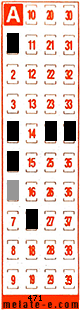 Volante ganador del sorteo 471 de Melate Retro