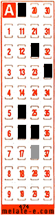 Volante ganador del sorteo 474 de Melate Retro