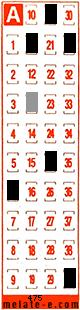 Volante ganador del sorteo 475 de Melate Retro