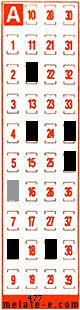 Volante ganador del sorteo 477 de Melate Retro