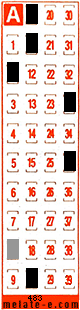 Volante ganador del sorteo 483 de Melate Retro