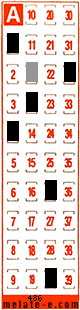Volante ganador del sorteo 486 de Melate Retro