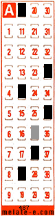 Volante ganador del sorteo 487 de Melate Retro