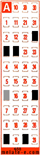 Volante ganador del sorteo 488 de Melate Retro