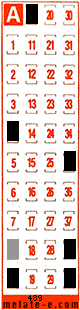 Volante ganador del sorteo 489 de Melate Retro