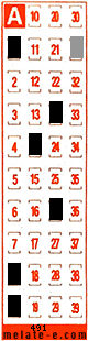 Volante ganador del sorteo 491 de Melate Retro