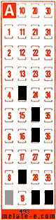 Volante ganador del sorteo 493 de Melate Retro