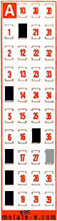 Volante ganador del sorteo 495 de Melate Retro