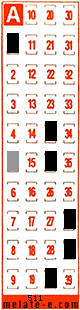 Volante ganador del sorteo 511 de Melate Retro
