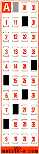 Volante ganador del sorteo 533 de Melate Retro