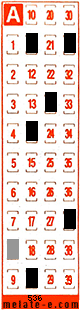 Volante ganador del sorteo 536 de Melate Retro