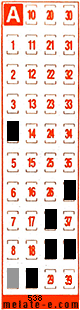 Volante ganador del sorteo 538 de Melate Retro