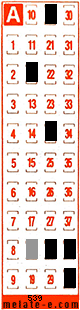 Volante ganador del sorteo 539 de Melate Retro