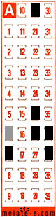 Volante ganador del sorteo 545 de Melate Retro