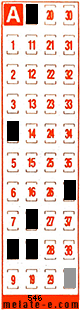 Volante ganador del sorteo 546 de Melate Retro