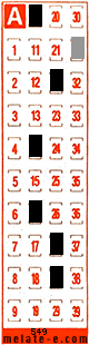 Volante ganador del sorteo 549 de Melate Retro
