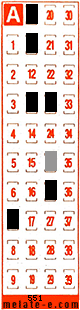 Volante ganador del sorteo 551 de Melate Retro