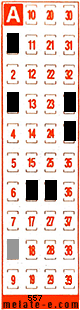 Volante ganador del sorteo 557 de Melate Retro