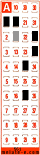 Volante ganador del sorteo 561 de Melate Retro