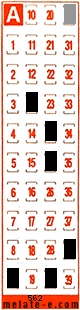 Volante ganador del sorteo 562 de Melate Retro