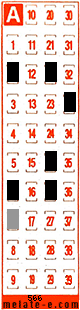 Volante ganador del sorteo 566 de Melate Retro
