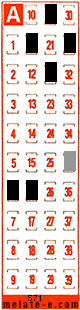 Volante ganador del sorteo 571 de Melate Retro