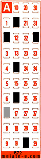 Volante ganador del sorteo 572 de Melate Retro