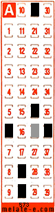 Volante ganador del sorteo 573 de Melate Retro