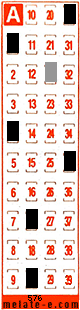 Volante ganador del sorteo 576 de Melate Retro