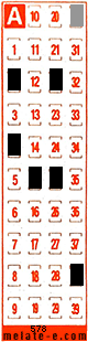 Volante ganador del sorteo 578 de Melate Retro