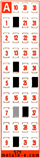 Volante ganador del sorteo 579 de Melate Retro
