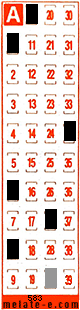 Volante ganador del sorteo 583 de Melate Retro