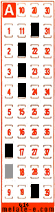 Volante ganador del sorteo 614 de Melate Retro