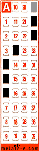 Volante ganador del sorteo 617 de Melate Retro