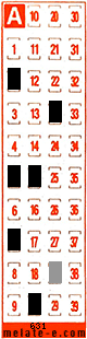 Volante ganador del sorteo 631 de Melate Retro