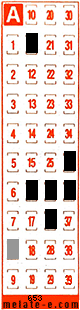 Volante ganador del sorteo 653 de Melate Retro