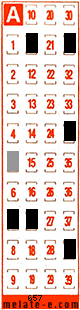 Volante ganador del sorteo 657 de Melate Retro