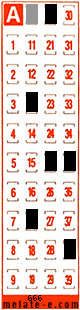 Volante ganador del sorteo 666 de Melate Retro