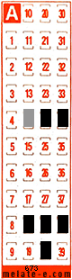 Volante ganador del sorteo 673 de Melate Retro