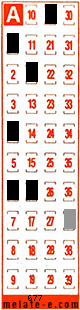 Volante ganador del sorteo 677 de Melate Retro