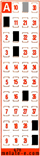 Volante ganador del sorteo 678 de Melate Retro