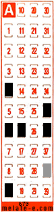 Volante ganador del sorteo 679 de Melate Retro