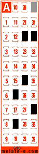 Volante ganador del sorteo 693 de Melate Retro