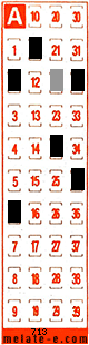 Volante ganador del sorteo 713 de Melate Retro