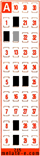 Volante ganador del sorteo 715 de Melate Retro